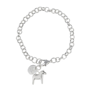 Bracelet Dala horse silver