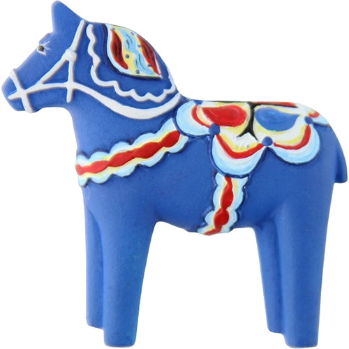 Magnet, Dala horse blue
