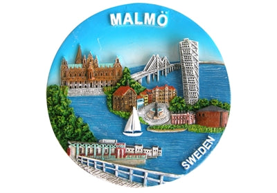 Magnet Malmö, round