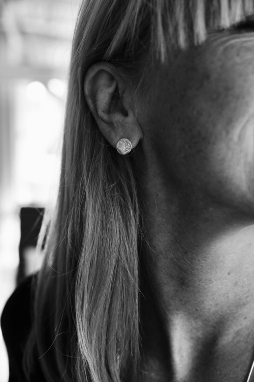 Nordic Crystal Reindeer stick ear/Earring pure