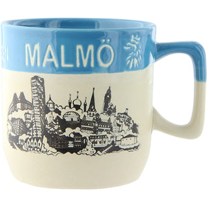 Mug Malmö, two-tone blue
