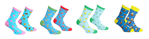 Socks with different motifs, size 36-40