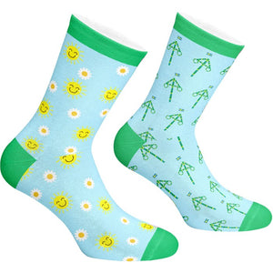 Socks with different motifs, size 36-40